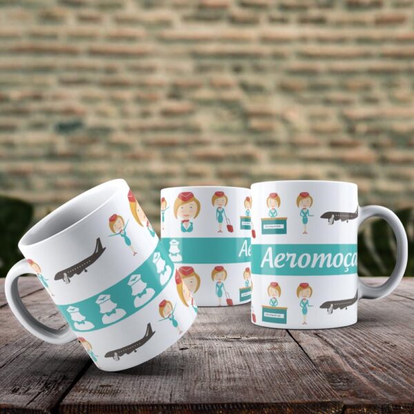 Caneca Aeromoça