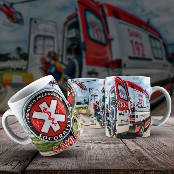 Caneca Socorrista Samu