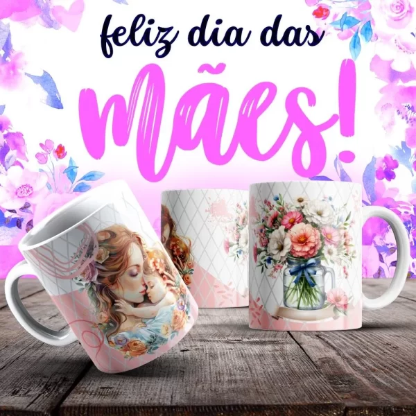 Caneca Dia das Mães Frases - Imagem 12