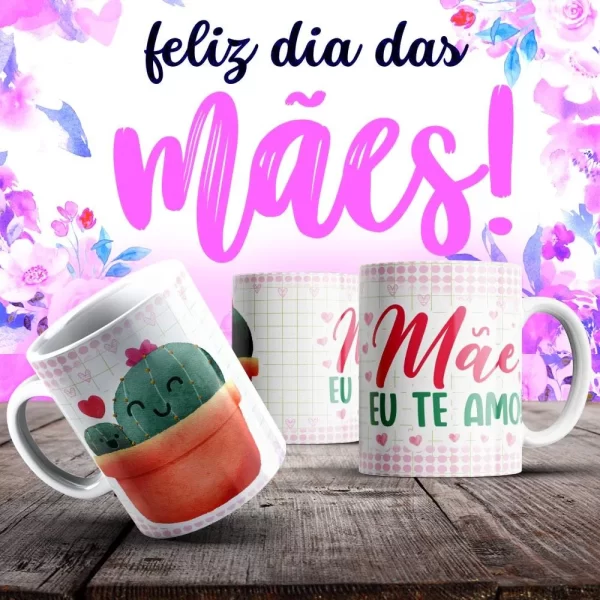 Caneca Dia das Mães Frases - Imagem 15