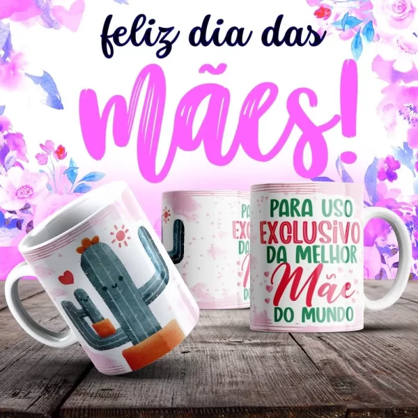 Caneca Dia das Mães Frases - Imagem 16