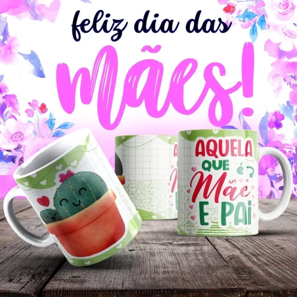 Caneca Dia das Mães Frases - Imagem 17