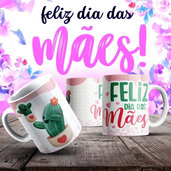 Caneca Dia das Mães Frases - Imagem 18