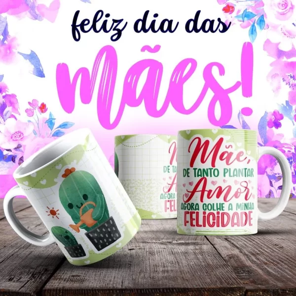 Caneca Dia das Mães Frases - Imagem 22