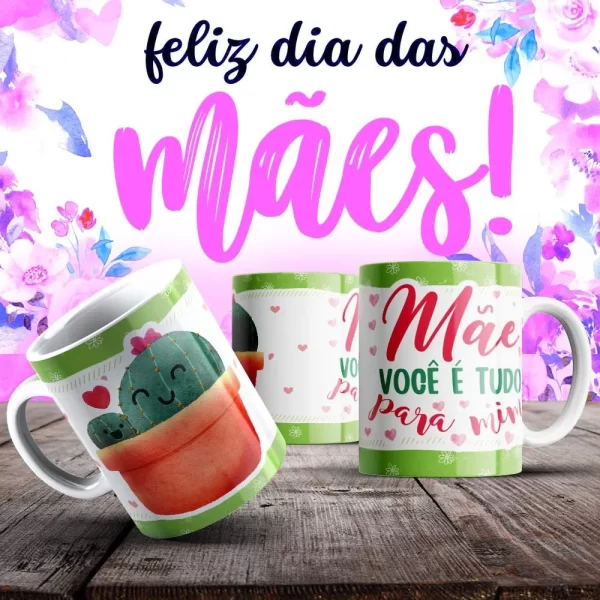 Caneca Dia das Mães Frases - Imagem 23
