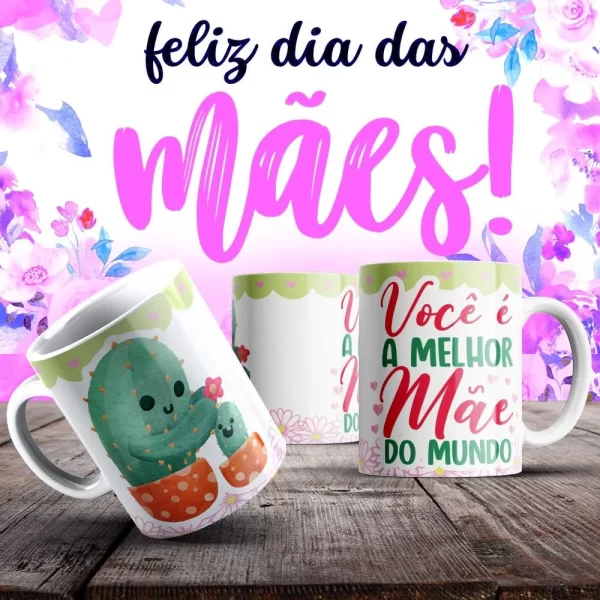 Caneca Dia das Mães Frases - Imagem 25