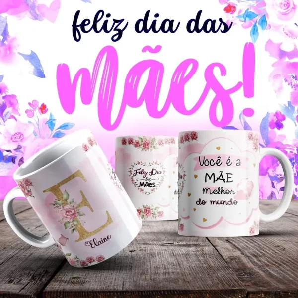 Caneca Dia das Mães Frases - Imagem 35