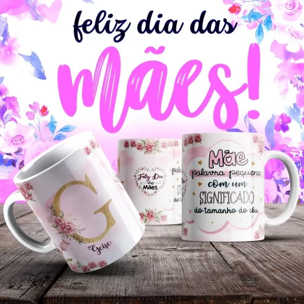 Caneca Dia das Mães Frases - Imagem 37