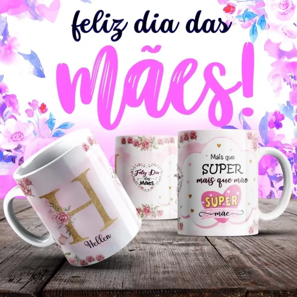 Caneca Dia das Mães Frases - Imagem 38