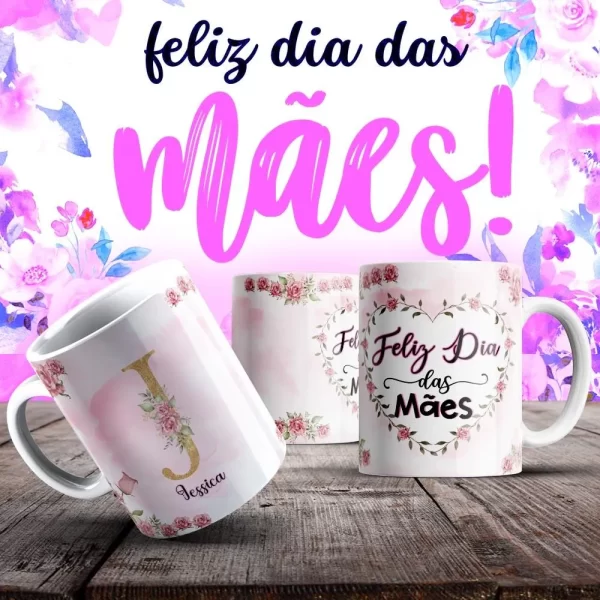 Caneca Dia das Mães Frases - Imagem 40
