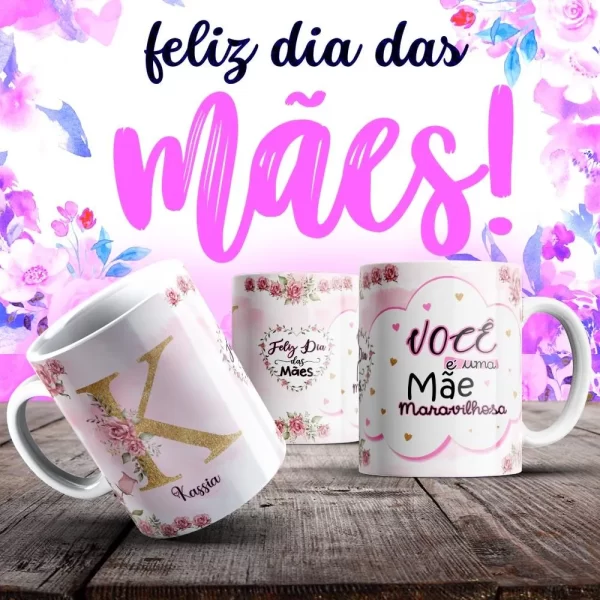 Caneca Dia das Mães Frases - Imagem 41