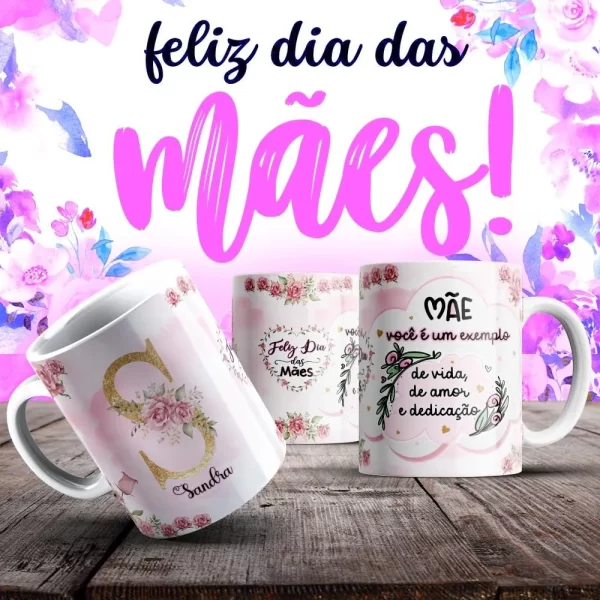 Caneca Dia das Mães Frases - Imagem 49
