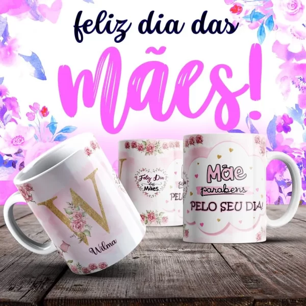 Caneca Dia das Mães Frases - Imagem 53