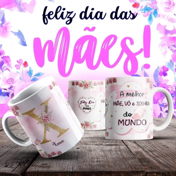 Caneca Dia das Mães Frases - Imagem 54