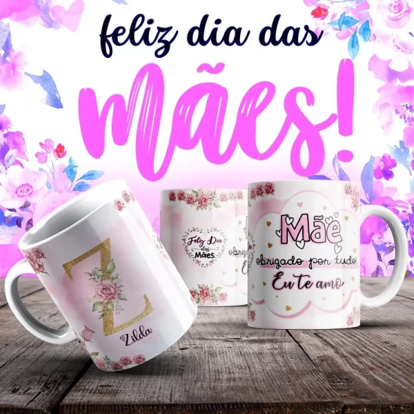 Caneca Dia das Mães Frases - Imagem 56