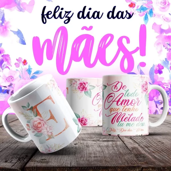 Caneca Dia das Mães Frases - Imagem 61