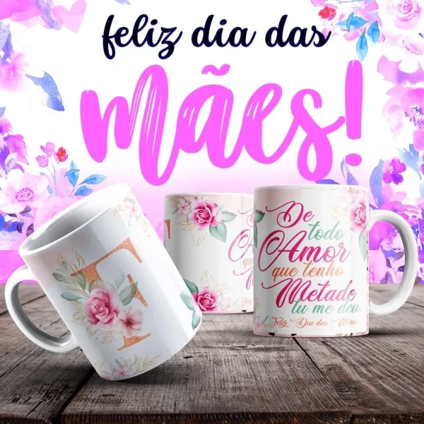 Caneca Dia das Mães Frases - Imagem 62