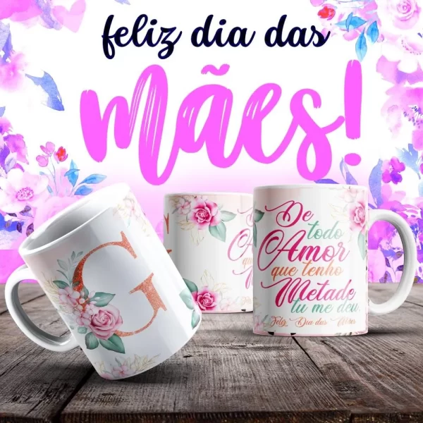 Caneca Dia das Mães Frases - Imagem 63