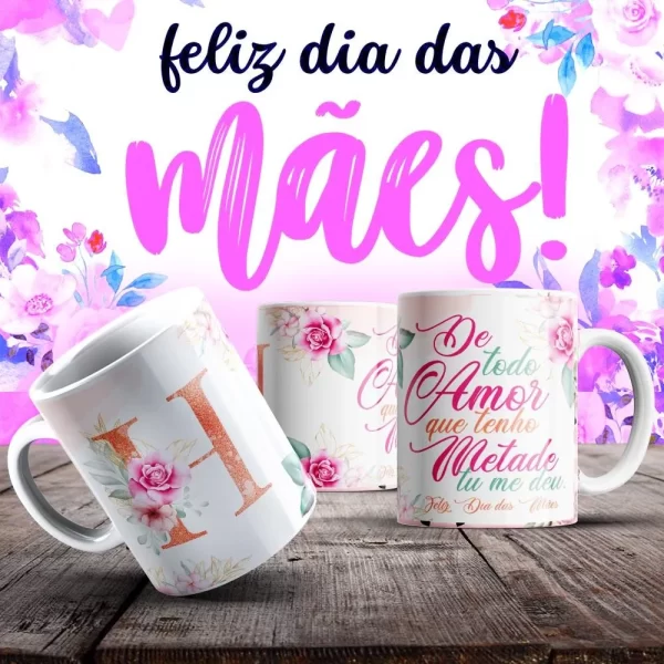Caneca Dia das Mães Frases - Imagem 64
