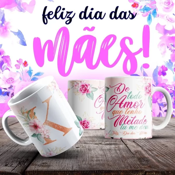 Caneca Dia das Mães Frases - Imagem 67