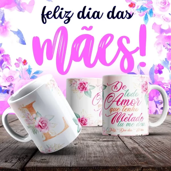 Caneca Dia das Mães Frases - Imagem 68