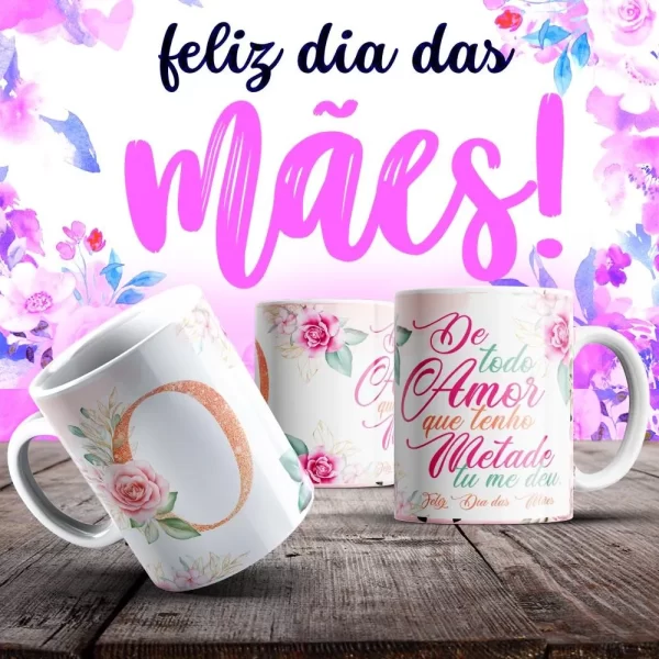 Caneca Dia das Mães Frases - Imagem 71