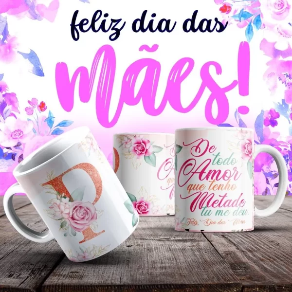 Caneca Dia das Mães Frases - Imagem 72