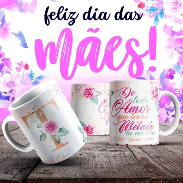 Caneca Dia das Mães Frases - Imagem 76