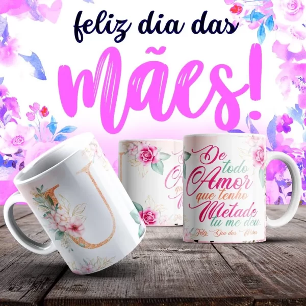 Caneca Dia das Mães Frases - Imagem 77