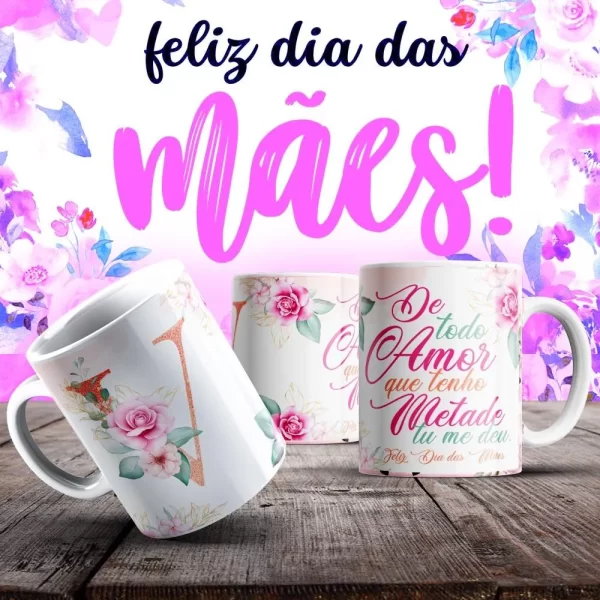 Caneca Dia das Mães Frases - Imagem 78