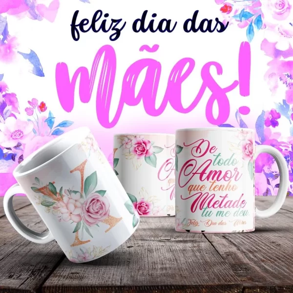 Caneca Dia das Mães Frases - Imagem 80