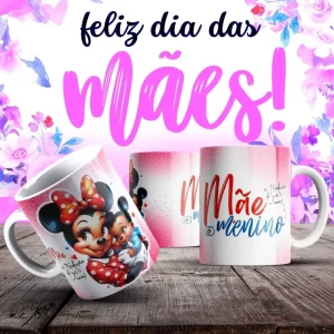 Caneca Dia das Mães Frases