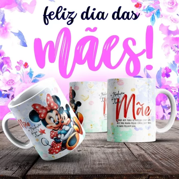 Caneca Dia das Mães Frases - Imagem 98