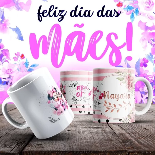 Caneca Dia das Mães Frases - Imagem 100