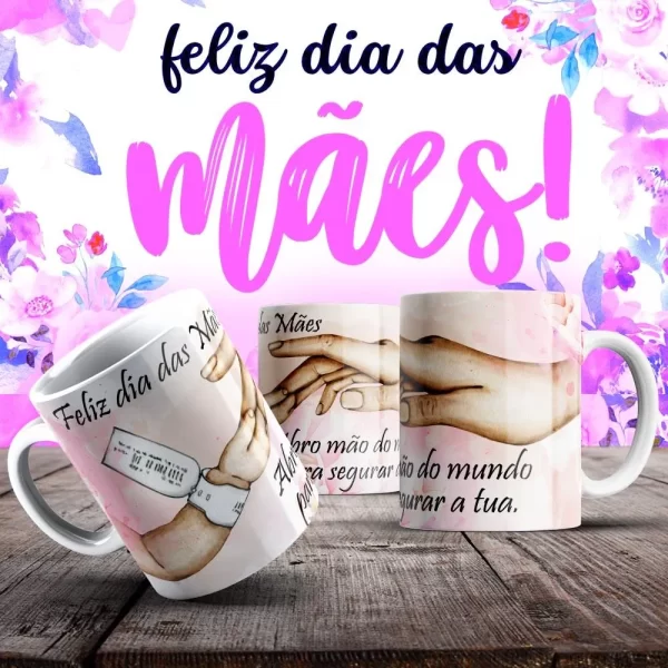 Caneca Dia das Mães Frases - Imagem 101