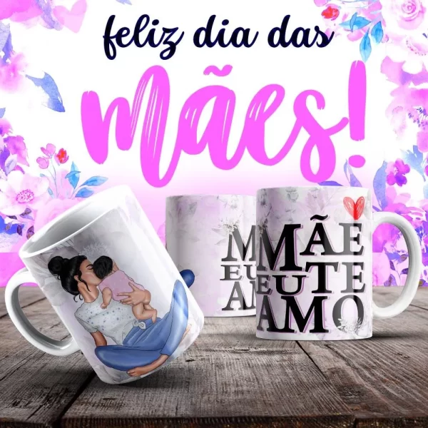 Caneca Dia das Mães Frases - Imagem 104