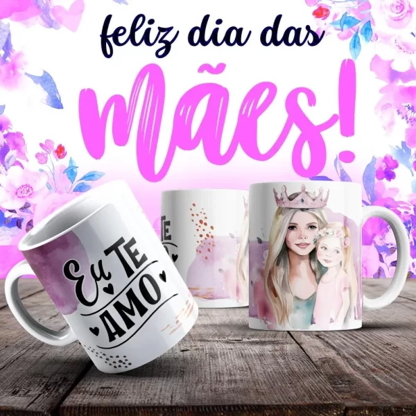 Caneca Dia das Mães Frases - Imagem 105