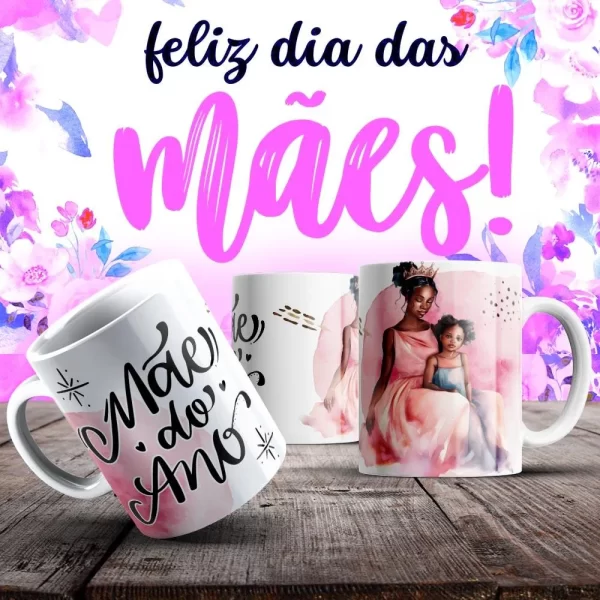 Caneca Dia das Mães Frases - Imagem 108