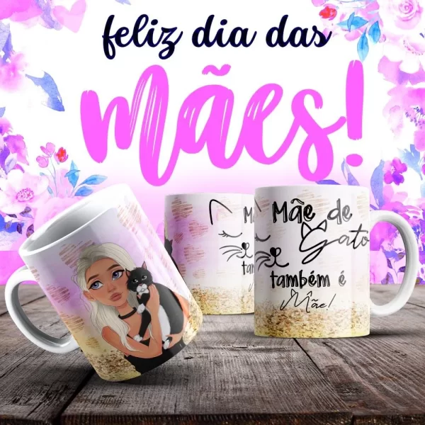 Caneca Dia das Mães Frases - Imagem 112