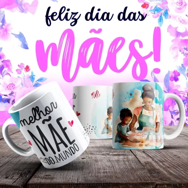 Caneca Dia das Mães Frases - Imagem 113