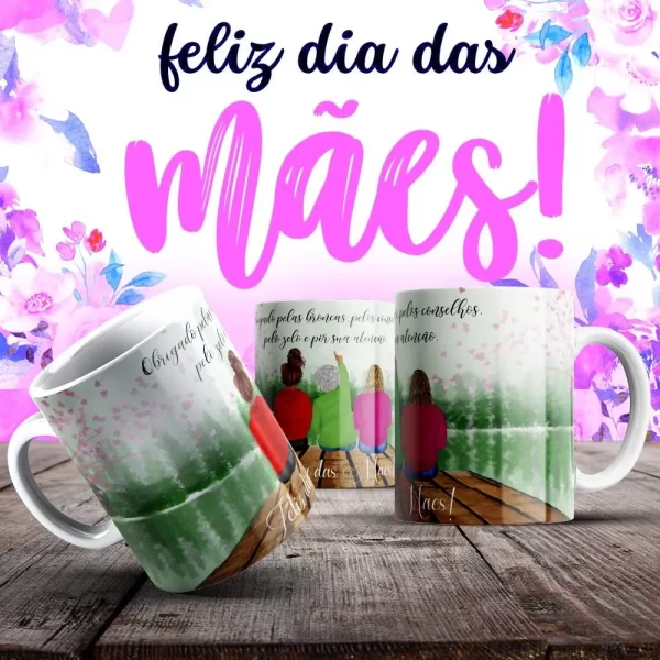 Caneca Dia das Mães Frases - Imagem 114