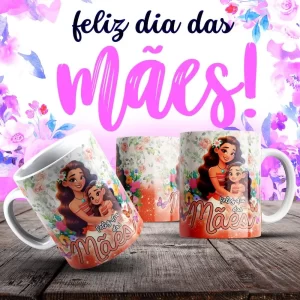 Caneca Dia das Mães Frases