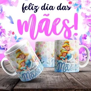 Caneca Dia das Mães Frases