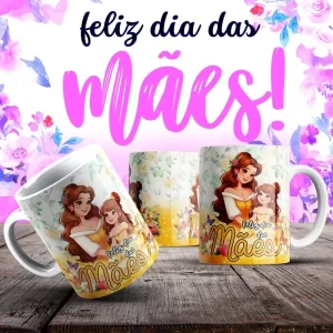 Caneca Dia das Mães Frases