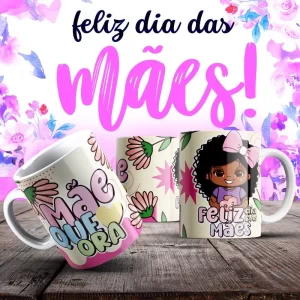 Caneca Dia das Mães Frases