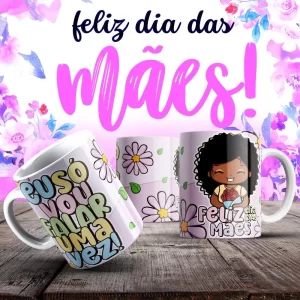 Caneca Dia das Mães Frases