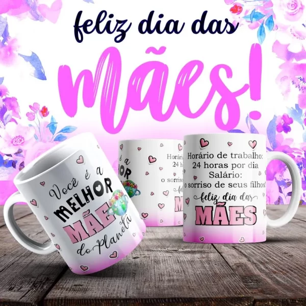 Caneca Dia das Mães Frases - Imagem 150
