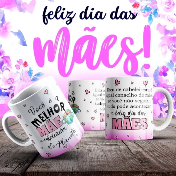 Caneca Dia das Mães Frases - Imagem 159