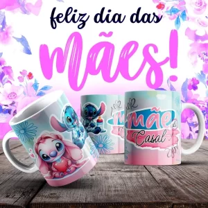 Caneca Dia das Mães Frases