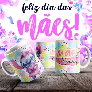Caneca Dia das Mães Frases